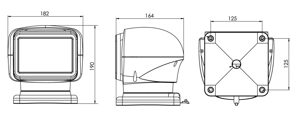 Sökarlampa BullPro 220, trådlös, LED